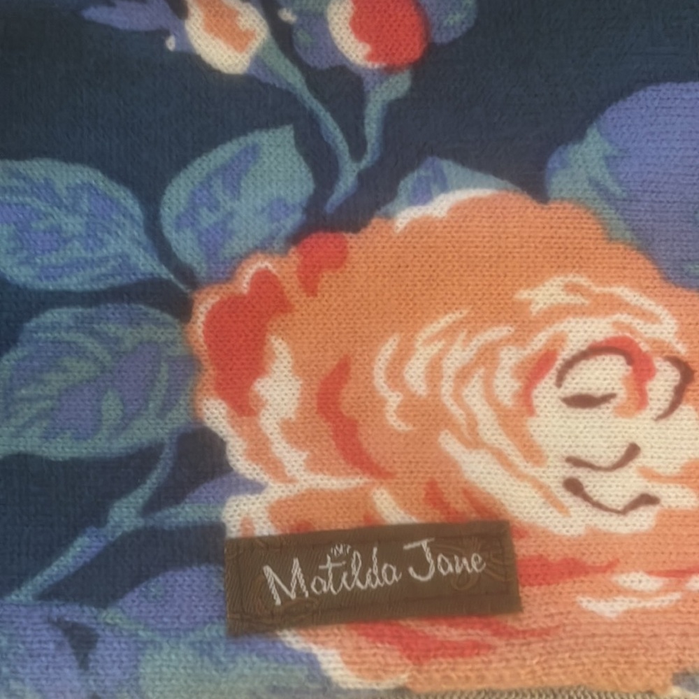Matilda Jane Teal Blue Cosy Days Cardigan Size M - Picture 3 of 5